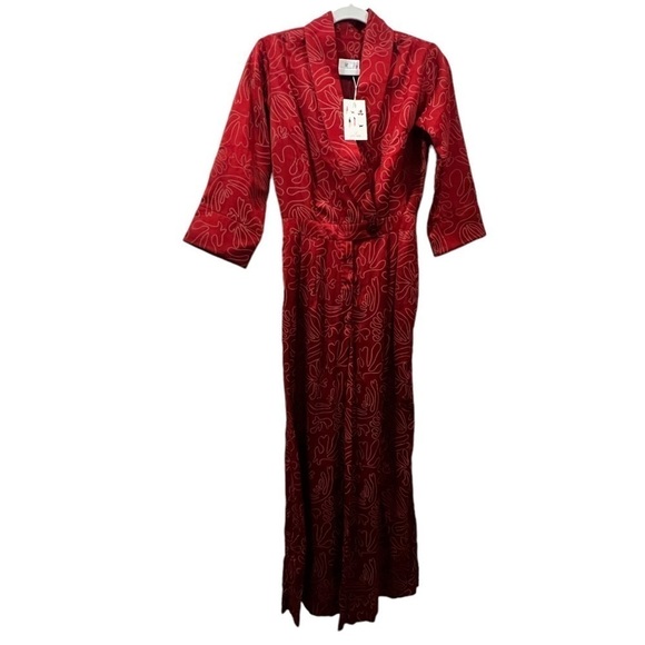 NWT Little Things Studio Red Jumpsuit Small - Picture 6 of 13